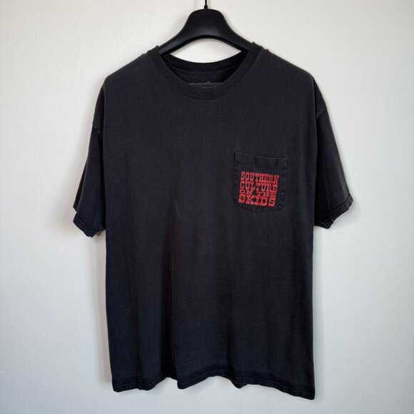 Vintage Southern Culture On The Skids Band T-Shirt Hanes Tag XL Rare 90s Black - Picture 1 of 12
